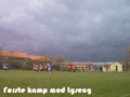 8. April 2001: F�rste kamp i AC Sm�lf's historie. Modstanderen var Lyseng