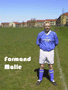 6. Maj 2001: Formanden i kampdragt f�r m�det med CIF